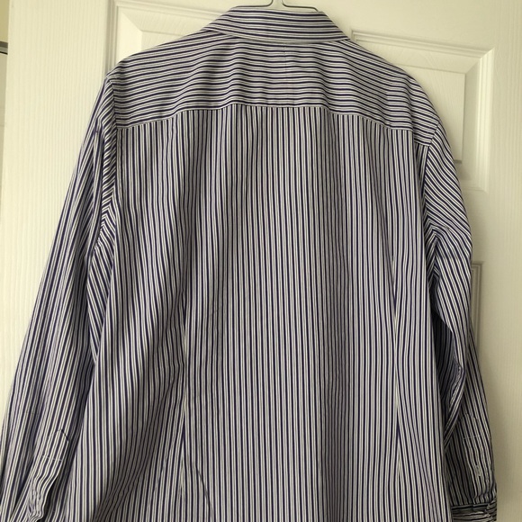 Ralph Lauren button down shirt purple and white - Picture 2 of 4